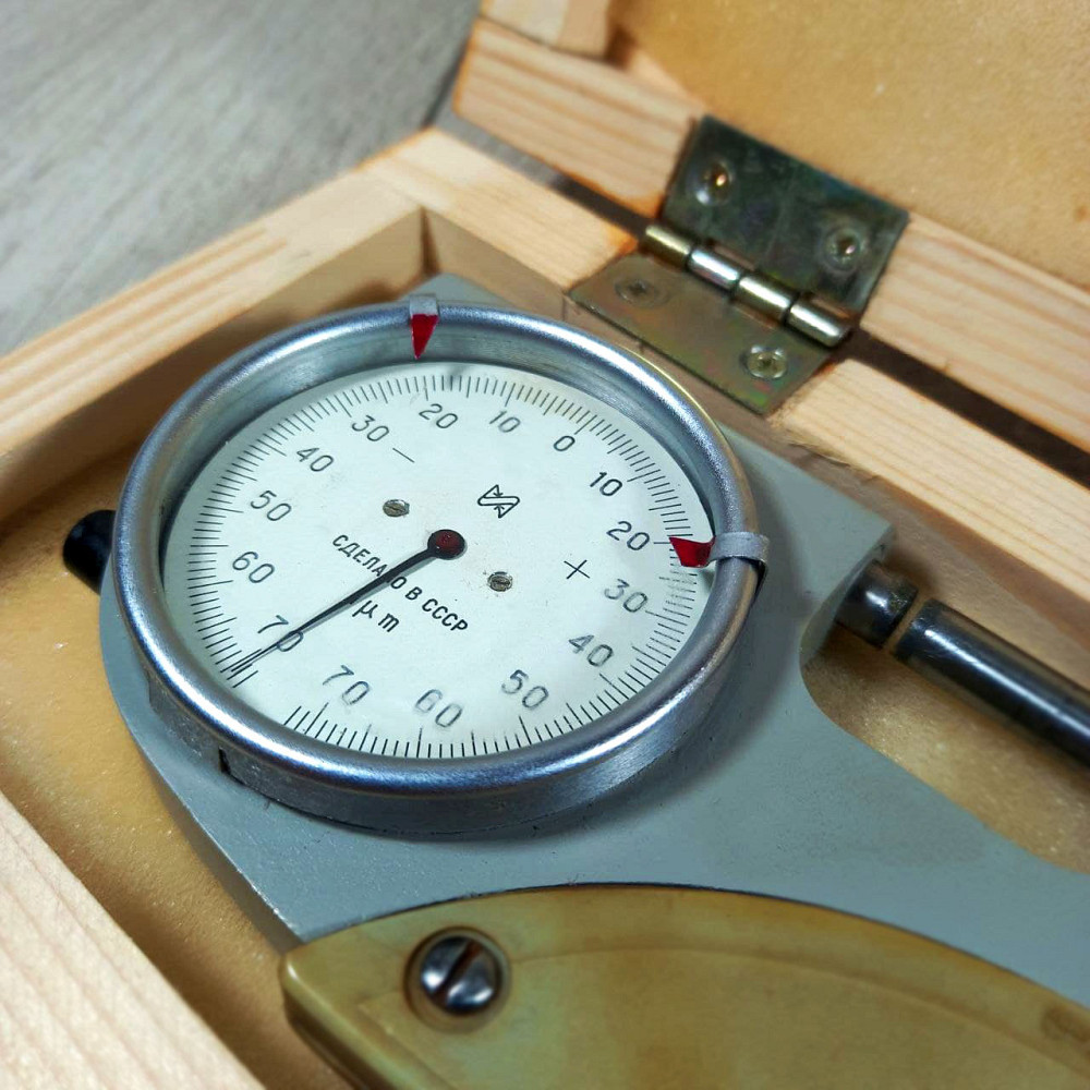 Скоба важільна УРП 0-25 0,001 мм СРСР Харків - фото 3