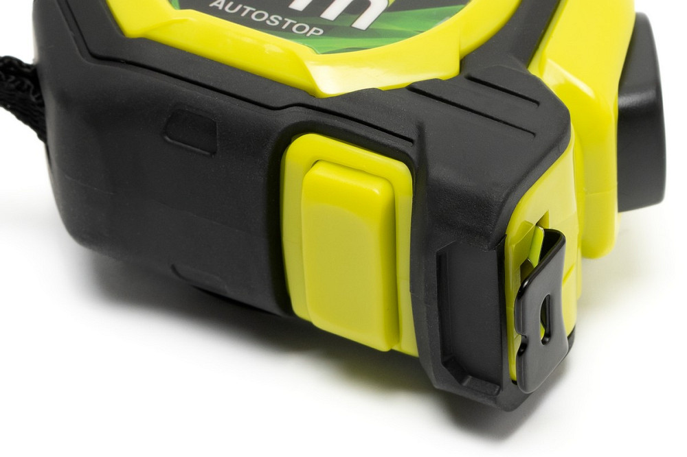 WERTVOLL Рулетка WERTVOLL 8 м×25 мм дві кнопки AUTOSTOP покриття TPR нейлонове покриття протико Київ - фото 4