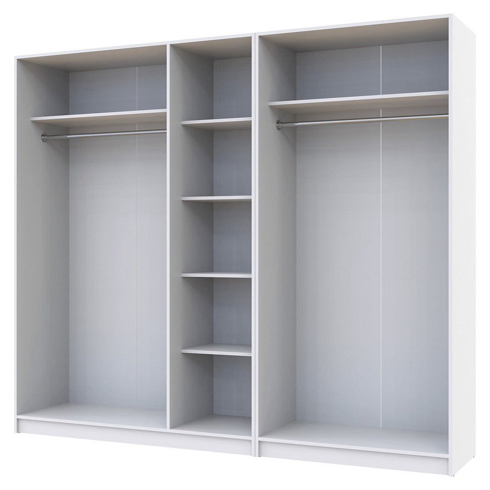 Комплект шаф для одягу Doros Промо (2 шт.) 225х48х204 см Білий (DRS-011211) Дніпро - фото 3