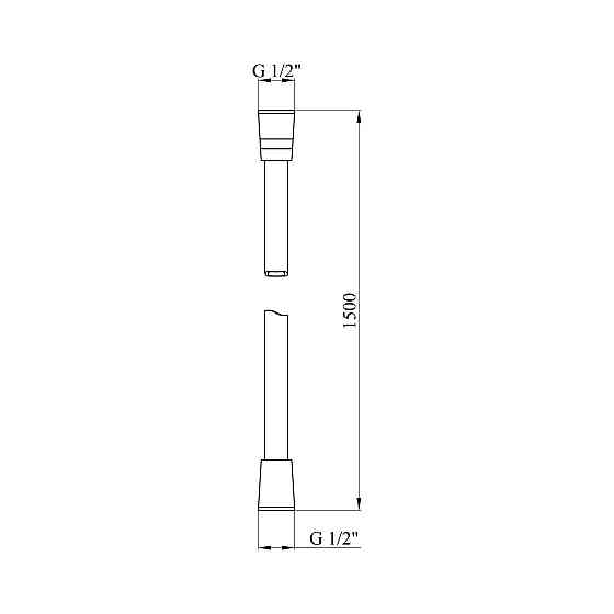 Шланг для душа Kroner Element 2860912923Z-5301 Киев