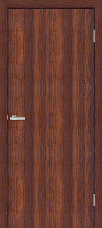 Міжкімнатні двері Оміс Глухе гладке Горіх 900х2000 мм Київ - фото 1