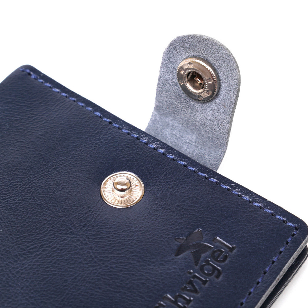 Компактное кожаное портмоне для мужчин (SHVIGEL) Киев - изображение 9