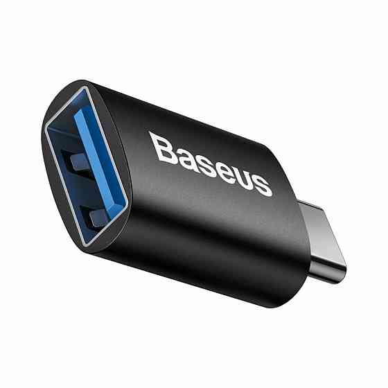 Адаптер Baseus Ingenuity Series Mini OTG Adaptor Type-C to USB-A 3.1 Black Киев