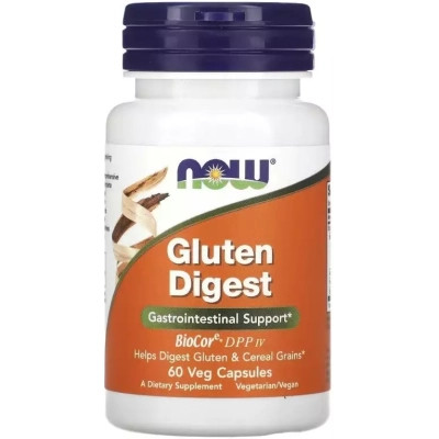 Витаминно-минеральный комплекс Now Foods Ферменты для переваривания глютена, Gluten Digest, 60 вегетар (NOW-02959) Винница - изображение 1