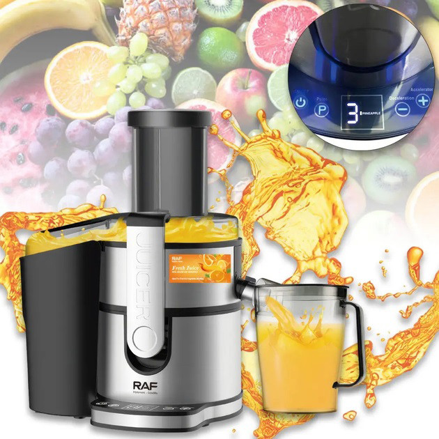 Соковижималка для гранату RAF R.2700 1.1 л 800 Вт, Маленька побутова соковижималка EV-78 Львів - фото 5