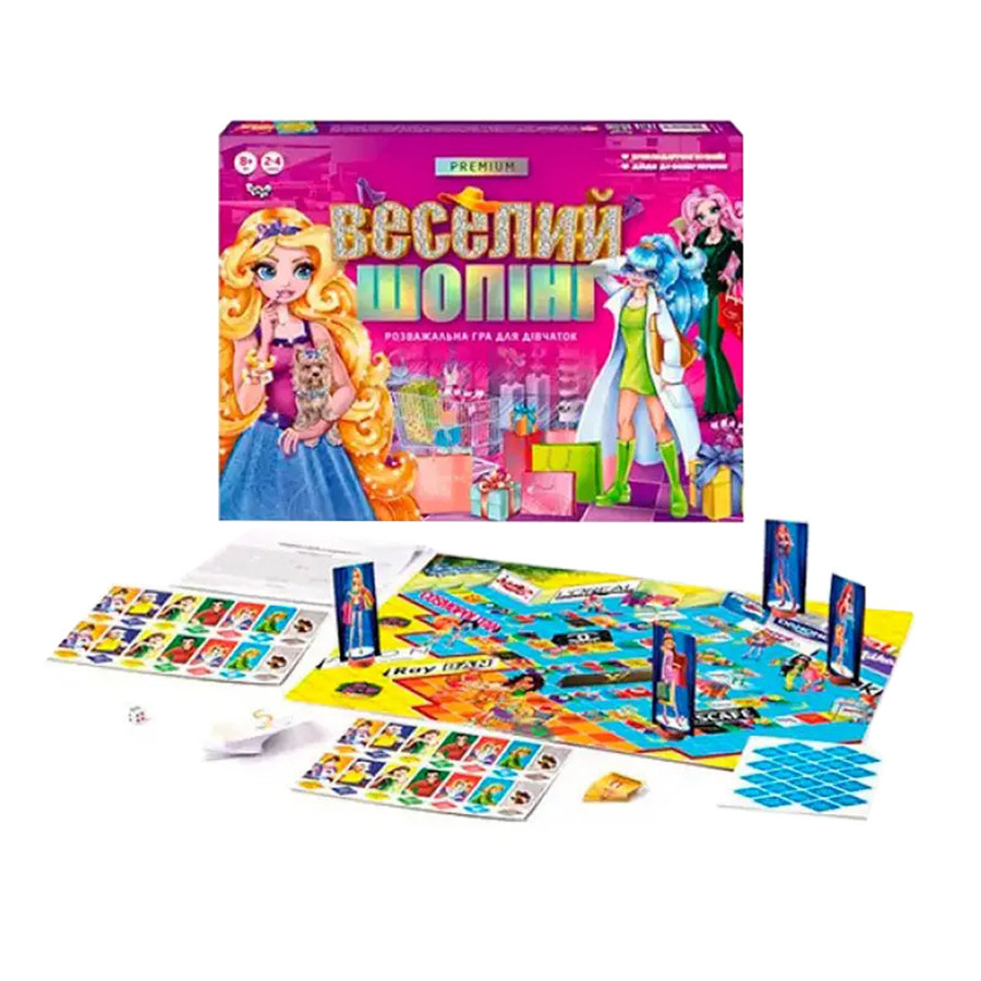 Настільна розважальна гра "Веселий шопінг" G-VS-01-01U рус Вінниця - фото 3