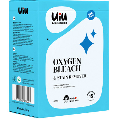 Средство для удаления пятен UIU Oxygen Bleach & Stain Remover 300 г (4820152333223) Винница - изображение 1