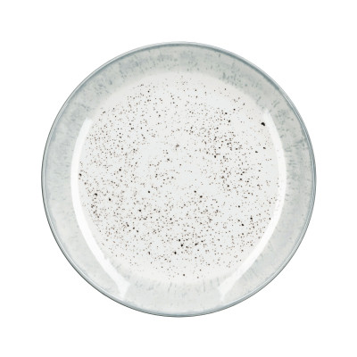 Тарілка Ardesto Siena, 19см, порцеляна, біло-сірий (AR2919SW) Вінниця - фото 5