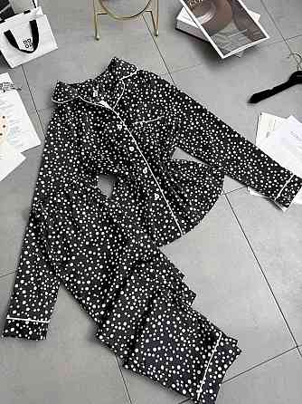 Женский стильный домашний костюм двойка турецкий шелк Одесса