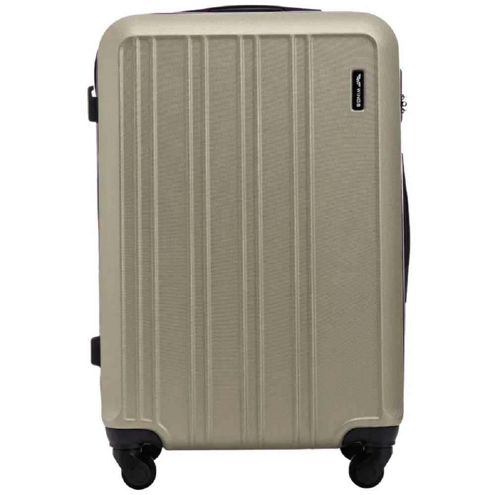 Валіза пластикова WINGS HRR01 середня 65 см шампань Київ - фото 2