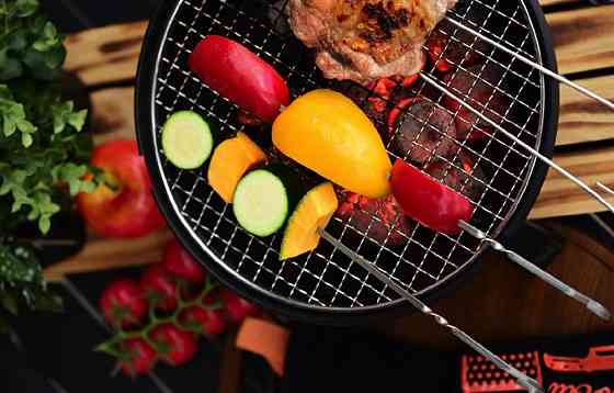 Портативний вугільний гриль O-GRILL O-Burger Ø30cm 888200 Код: 012163 Рівне