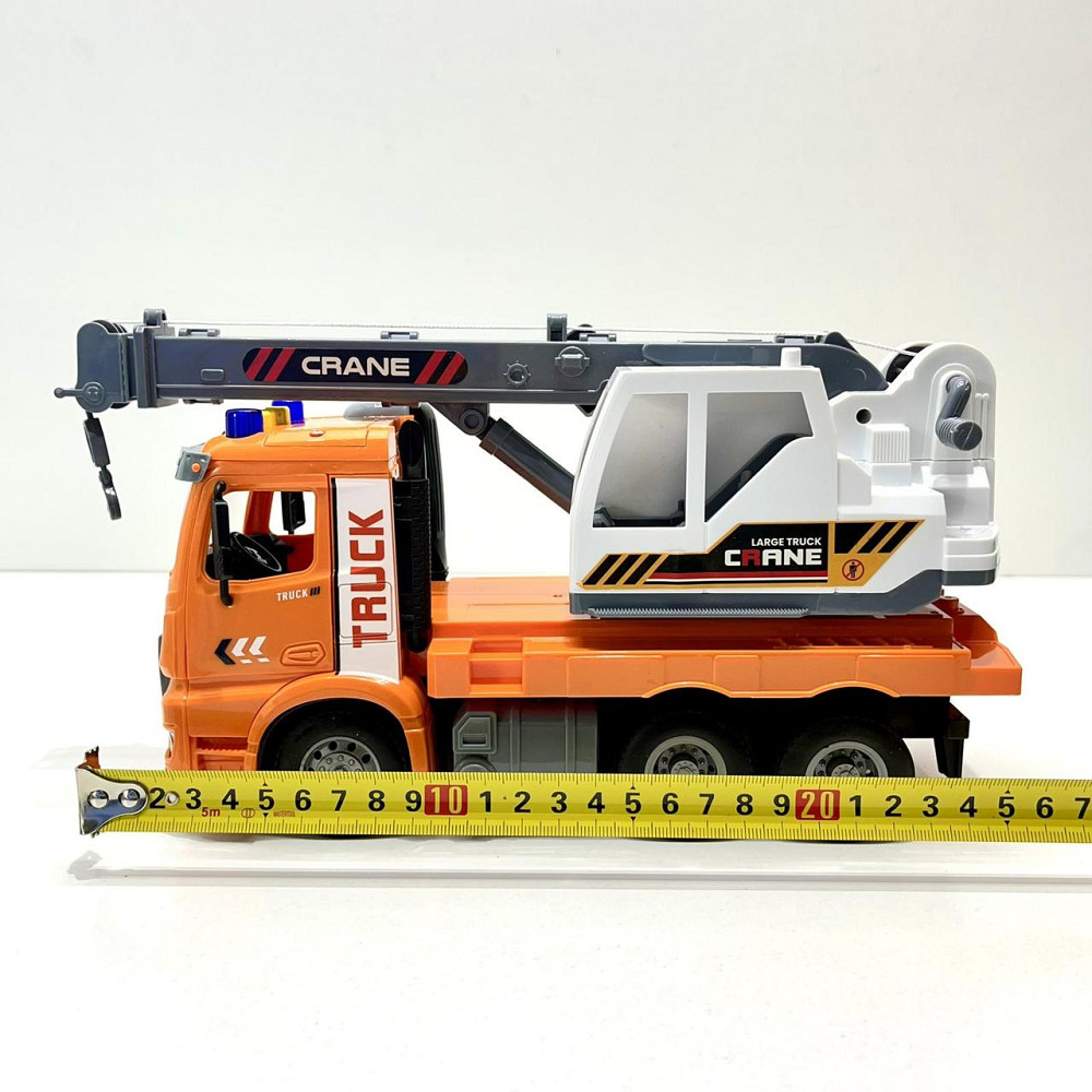 Спецтехніка Автокран світло звук інерція рухомі елементи 1:16 Помаранчева (ZH 812-4) Чернігів - фото 4