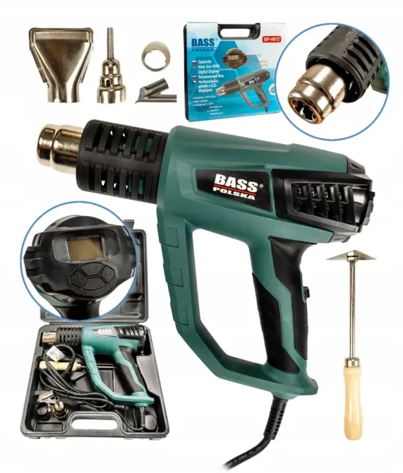 Строительный фен с насадками Bass Polska 4872 2000 Вт Киев - изображение 6
