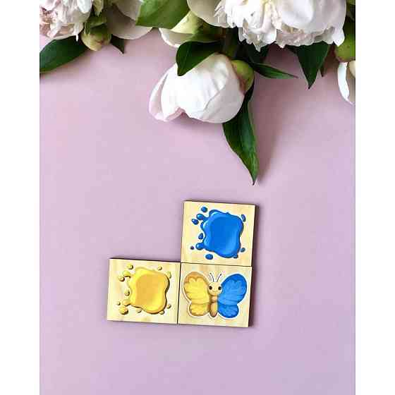 Деревянный пазл-сортер 