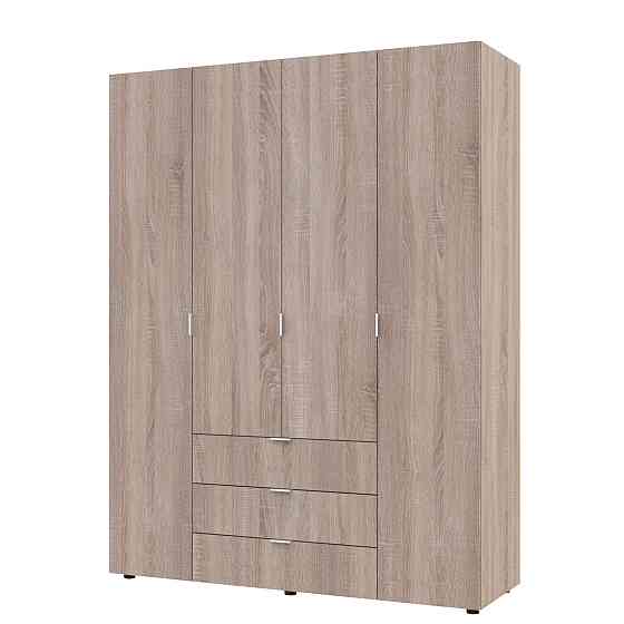 Шкаф распашной для одежды Doros Гелар 155х49,5х203,4 см Дуб сонома (DRS-011102) Днепр