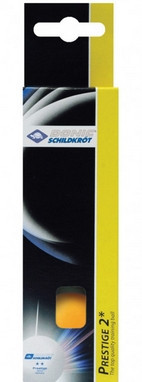 Мяч настольный теннис Donic Schildkrot Prestige 2* 40+ (Orange) 1шт Вишнёвое - изображение 1