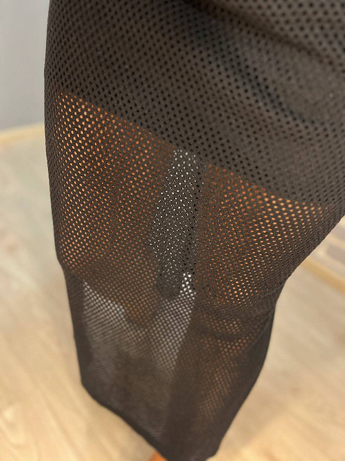 Костюм жіночий Mintas 2418-4208 ажурний сітка прозорий довга спідниця розрізи з регланом one size, чорний, one size Київ - фото 14