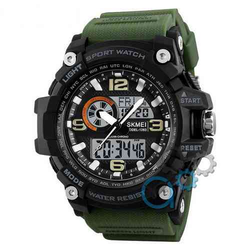 Skmei 1283 Black-Military Wristband. SBR Київ