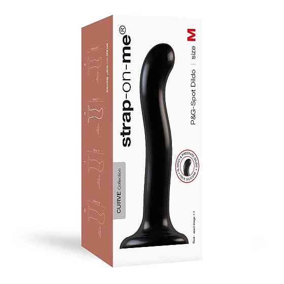 Насадка для страпона Strap-On-Me P&G-Spot Dildo, силикон, размер M Sex Aura Київ
