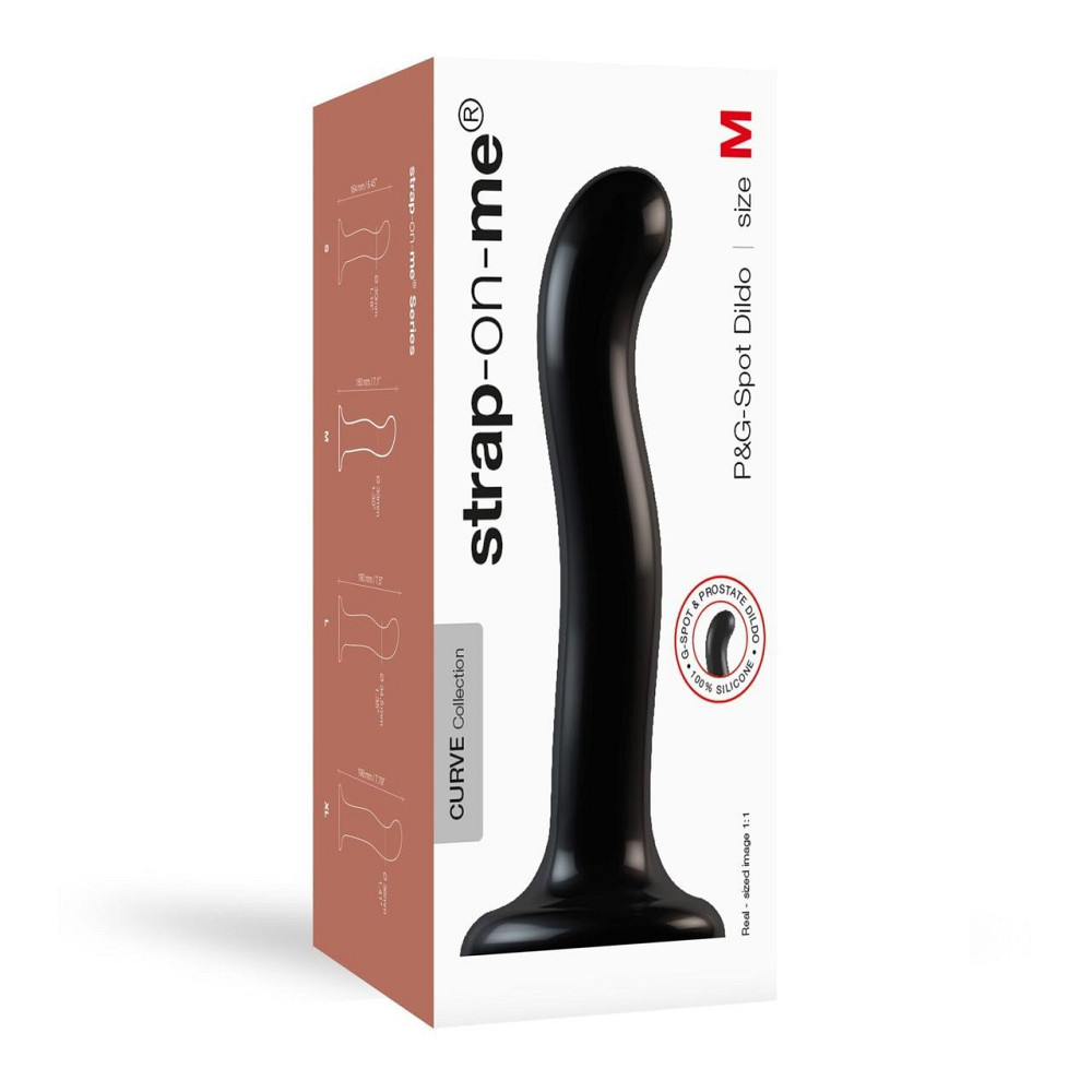 Насадка для страпона Strap-On-Me P&G-Spot Dildo, силикон, размер M Sex Aura Київ - фото 5