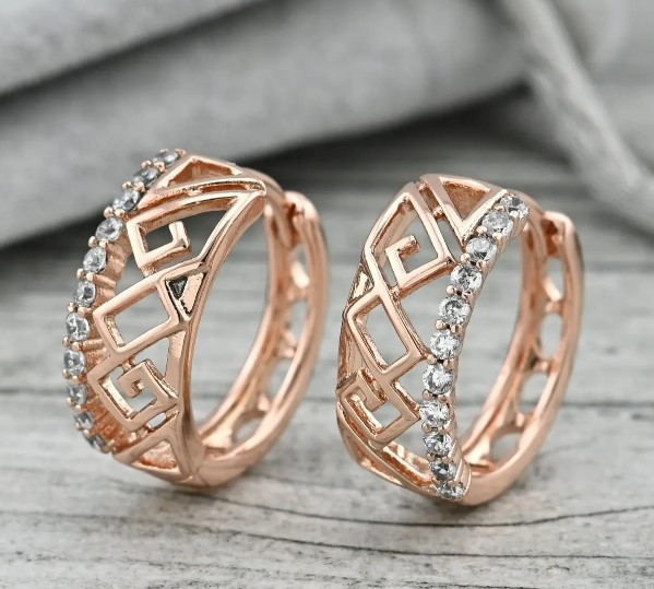 Серьги Xuping 36436, размер 16*7мм, позолота РО Киев - изображение 1