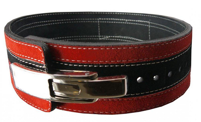 Пояс для важкої атлетики Power System Stronglift PS-3840 Black/Red L/XL Кам'янське - фото 2