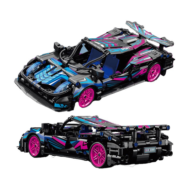 Конструктор Lele Brother Ferrari 488 GTE CyberPunk, 513 деталей совместимый с lego лего Киев - изображение 1