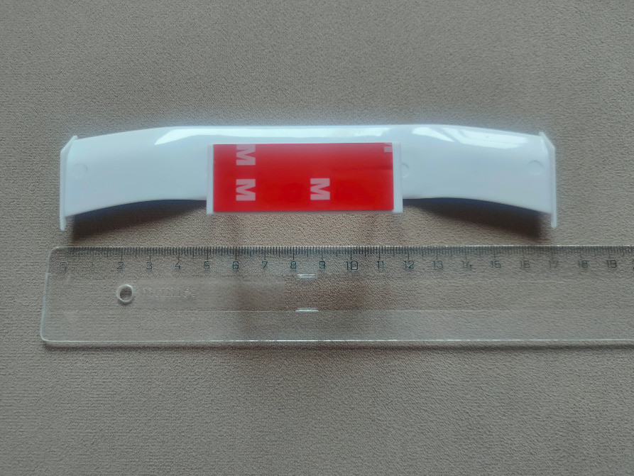 Міні Спойлер на авто Білий з посиленим скотчем Київ - фото 4