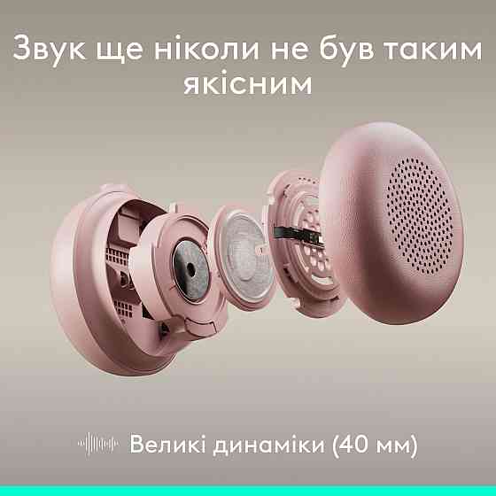Гарнітура Logitech Zone Wired 2 USB Rose (981-001620) ( 19341 ) Харків