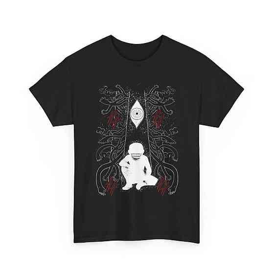 Футболка з аніме принтом Добраніч, Пунпун оверсайз (S/M/L) Чорний AnimeJ0675 Дніпро