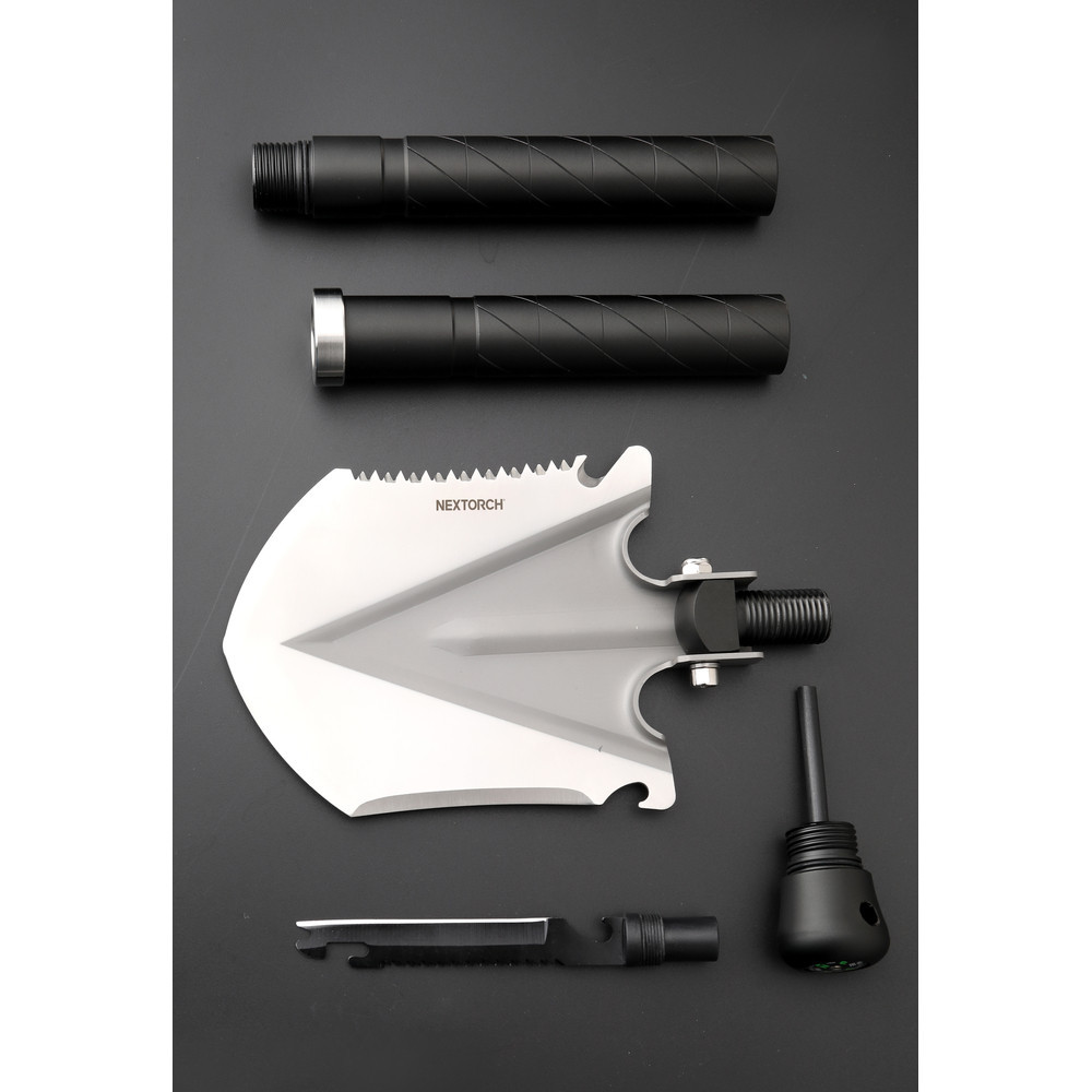 Многофункциональная туристическая складная лопата Nextorch MT30 (резак, пила, молоток, кирка, стеклобой) Винница - изображение 10
