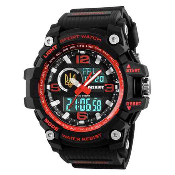 Patriot 012BKRDUAGD Тризуб золото Чорні з червоним + Коробка SBR Київ