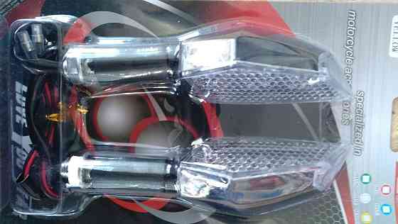 Повороти світлодіодні, багатокутні (пара) (чорні) ST Мукачево