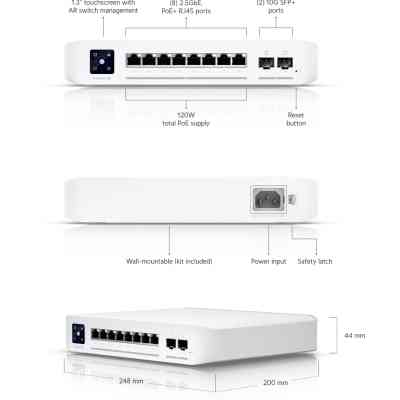 Комутатор мережевий Ubiquiti USW-PRO-8-POE Вінниця