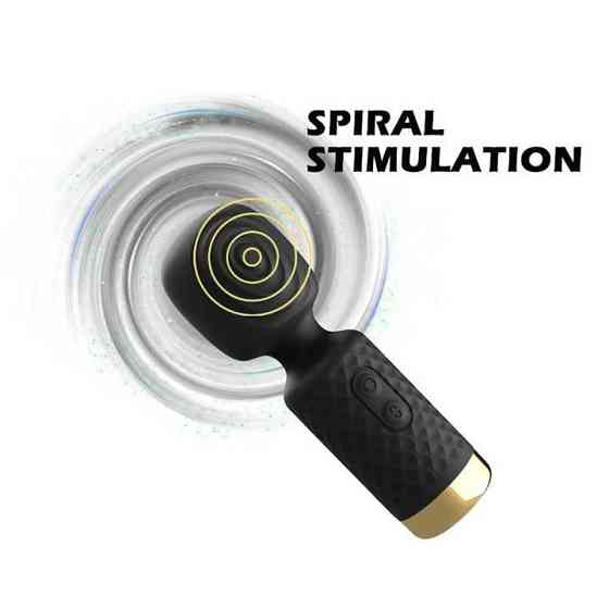 Міні вібратор для клітора мікрофон USB чорний — Вібратори Вінниця