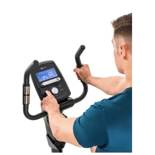 Велотренажер електромагнітний + мат Hop-Sport 090H Apollo чорно-червоний Київ