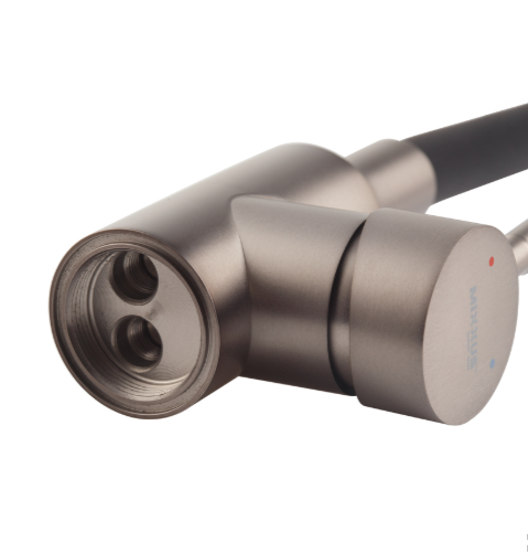 Смеситель для кухни Mixxus SEO-011-T Graphite Refl.Black нержавейка (Цвет графит+черный излив) (MI8434) Черновцы - изображение 4