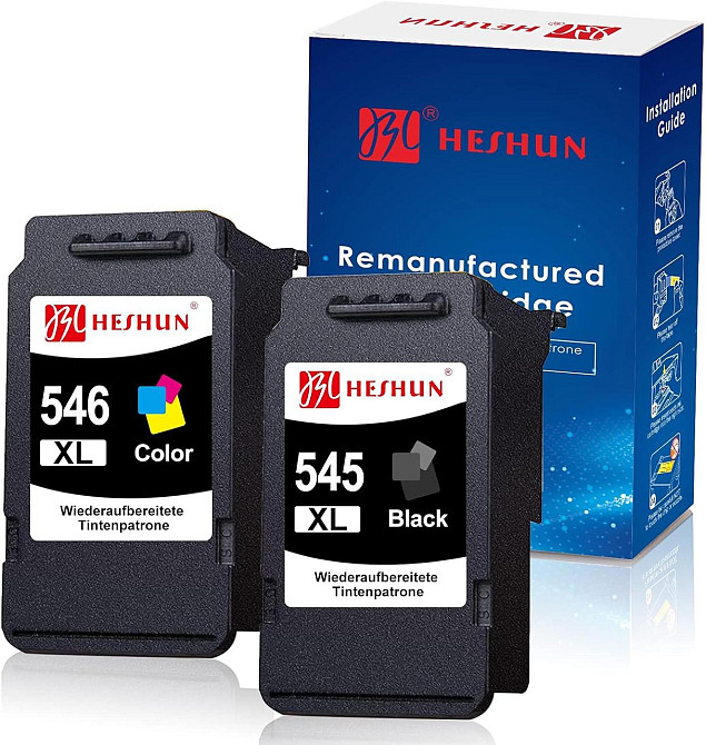 Чорнильні картриджі Heshun PG 545 XL CL 546 XL для Canon PG545XL і CL546XL 545 Black 546 Color Replacement Дніпро - фото 2