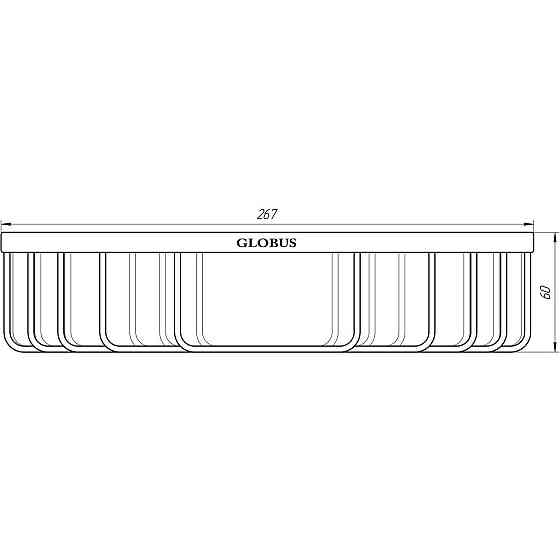Полка угловая Globus Lux SS 8499 (000018165) Киев