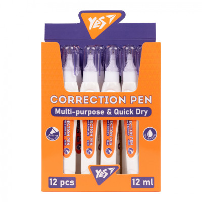 Корректор Yes ручка 12 мл (340111) Винница - изображение 1