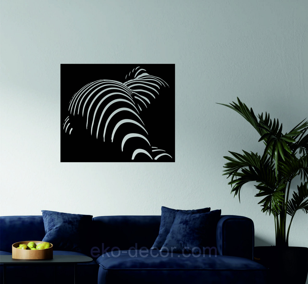 Декоративное настенное Панно «Женское Тело», Декор на стену 70*60 см, Черный Киев - изображение 5