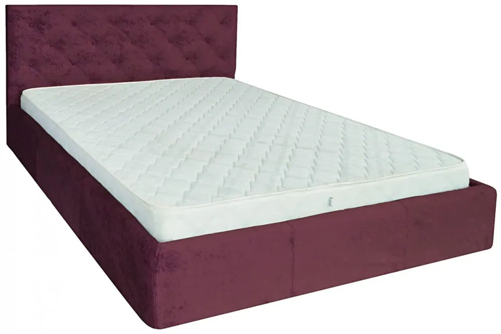 Кровать Bristol Comfort 120 х 200 см Алексис Bordo 07 С подъемным механизмом и нишей для белья Бордовый Днепр - изображение 15