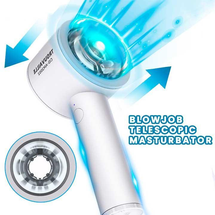 Чоловічий автоматичний мастурбатор на присосці TROUVAILLE Вінниця - фото 11