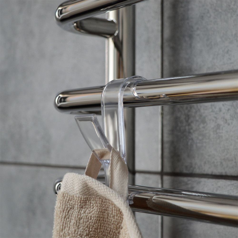 Гачок для сушарки для рушників прозорий, комплект 2 шт. Київ - фото 4