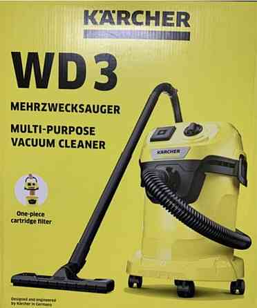 С Германии 19Л karcher wd3 p под инструмент  розеткой пылесос пилосмок. Харьков