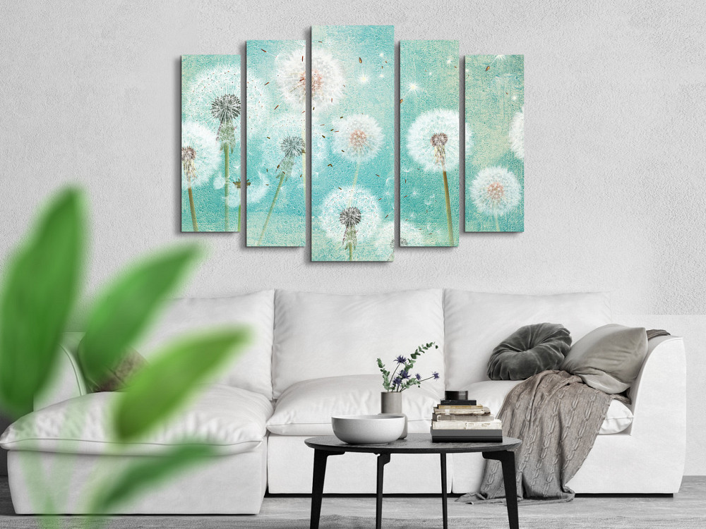 Модульна картина у вітальню / спальню Абстракція Кульбаби Art-463_5 ( 80х118см ) Київ - фото 3