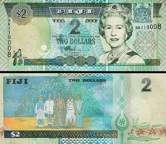 ФІДЖІ / FIJI ISLANDS 2 DOLLARS 2002 UNC Полтава