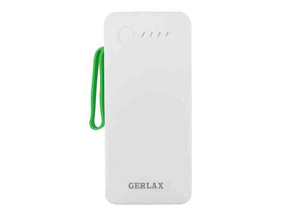 Power Bank 20000mAh P222 1USB/3A/ліхтарик/кабель 4в1(microUSB/type-C/lightning) білий ТМ GERLAX Київ