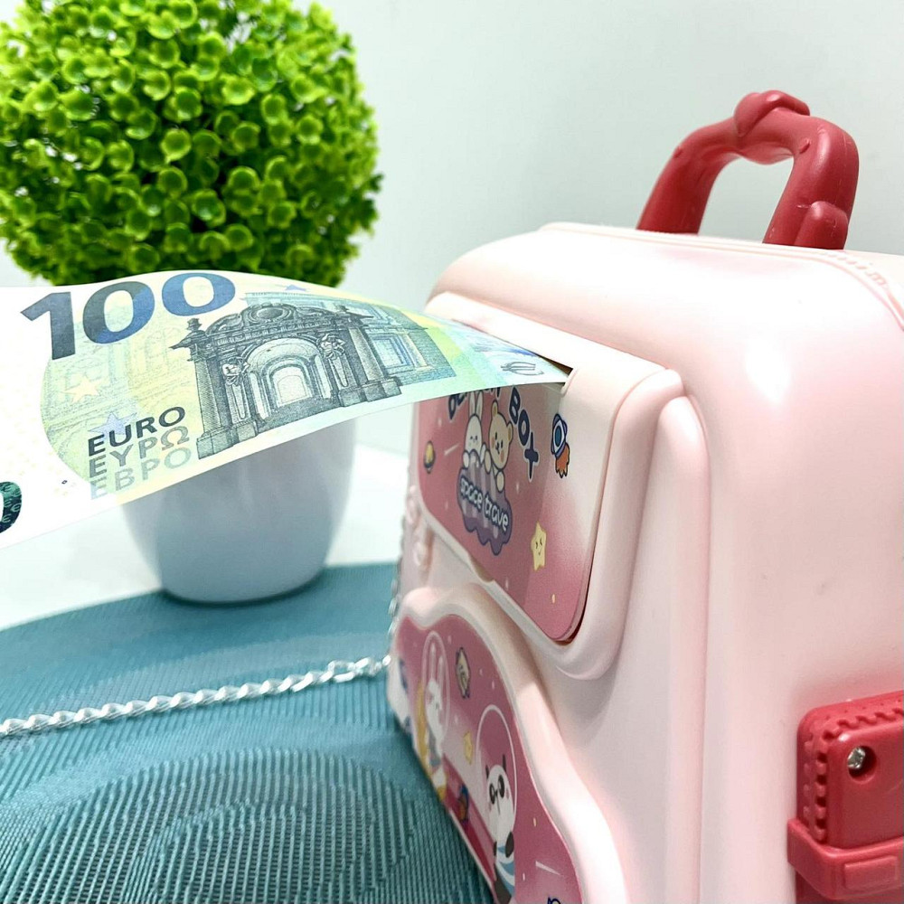 Скарбничка-сейф для дівчинки Сумочка з кодовим замком звук світло Рожева (MK 5418) Чернігів - фото 7