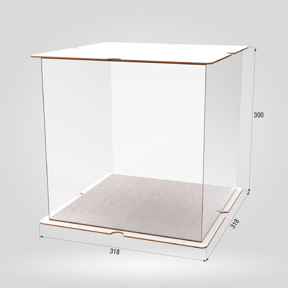 Коробка для тортів, квітів та подарунків EKOSTAR 290х290х300 Київ - фото 2